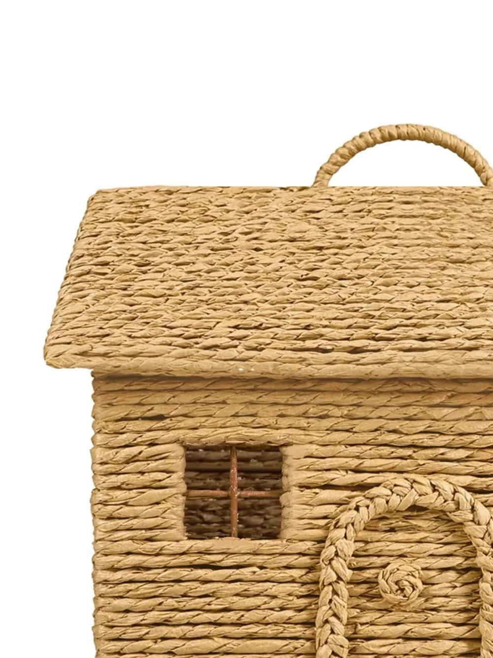 Woven House Storage Lidded House Viral - Bullseye's Playground